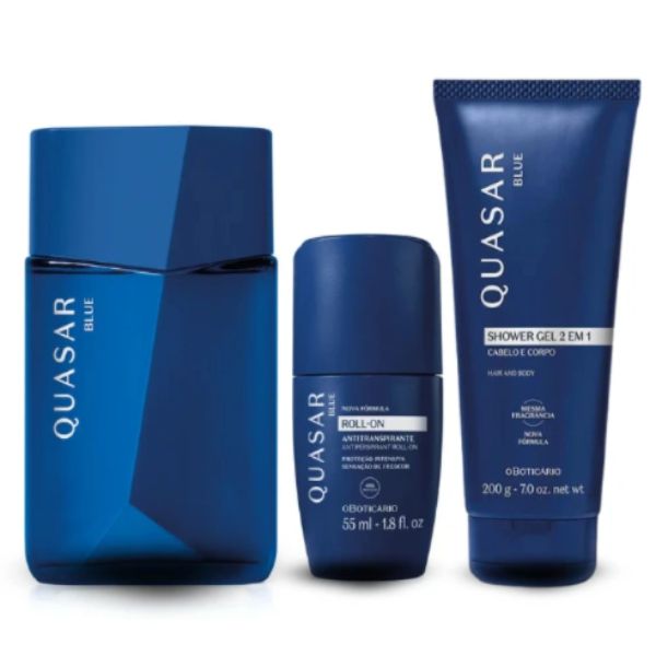 O Boticário kit Quasar Blue